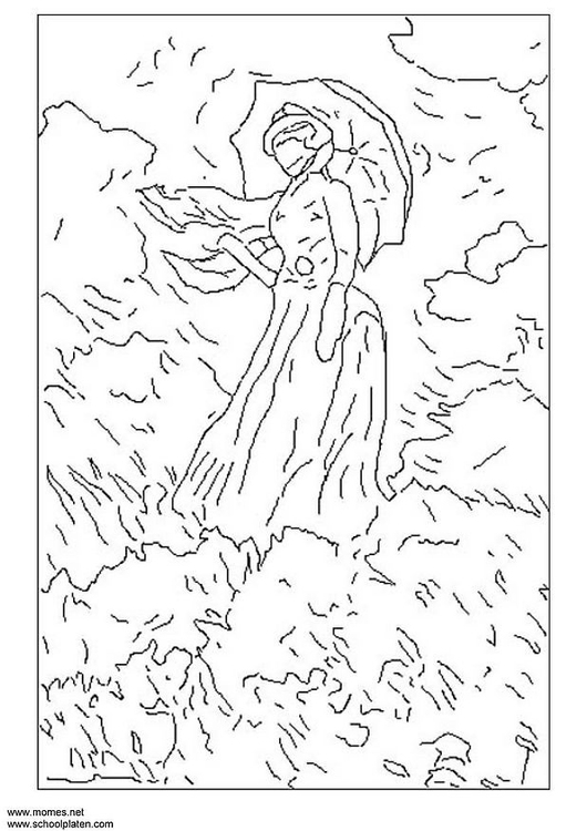 Claude Monet Coloring Pages At GetColorings Free Printable