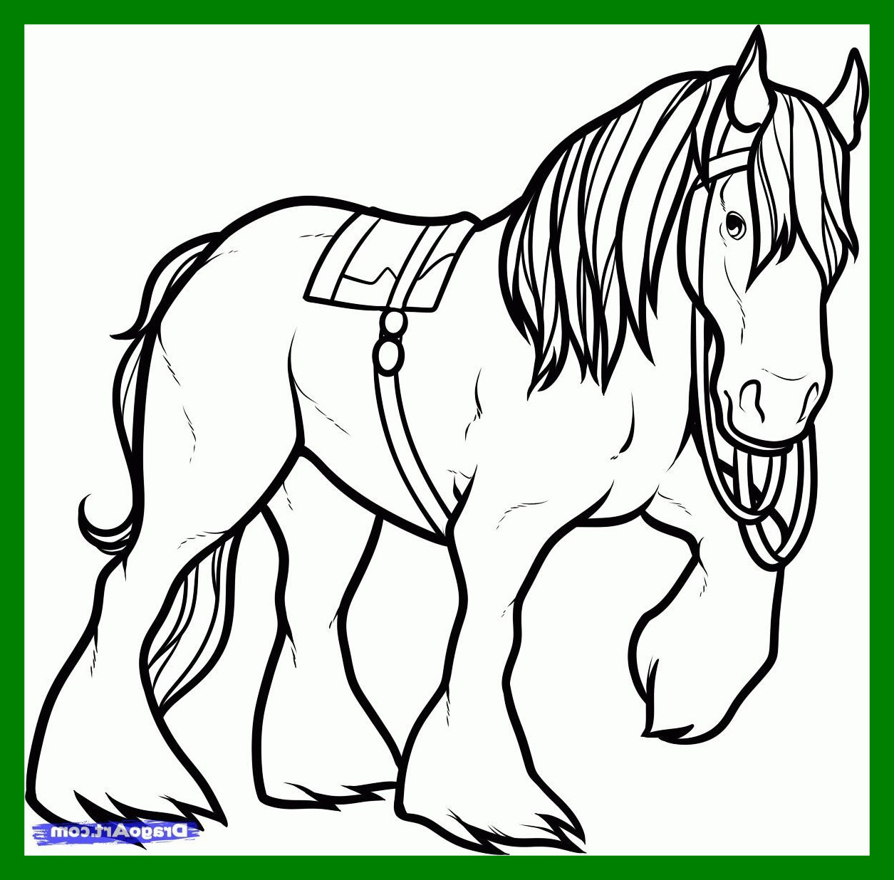 Clydesdale Coloring Pages at GetColorings.com | Free printable