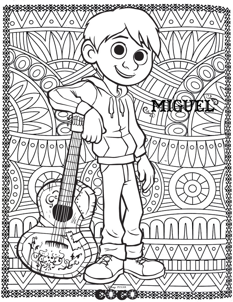 Coco Coloring Pages at Free printable colorings