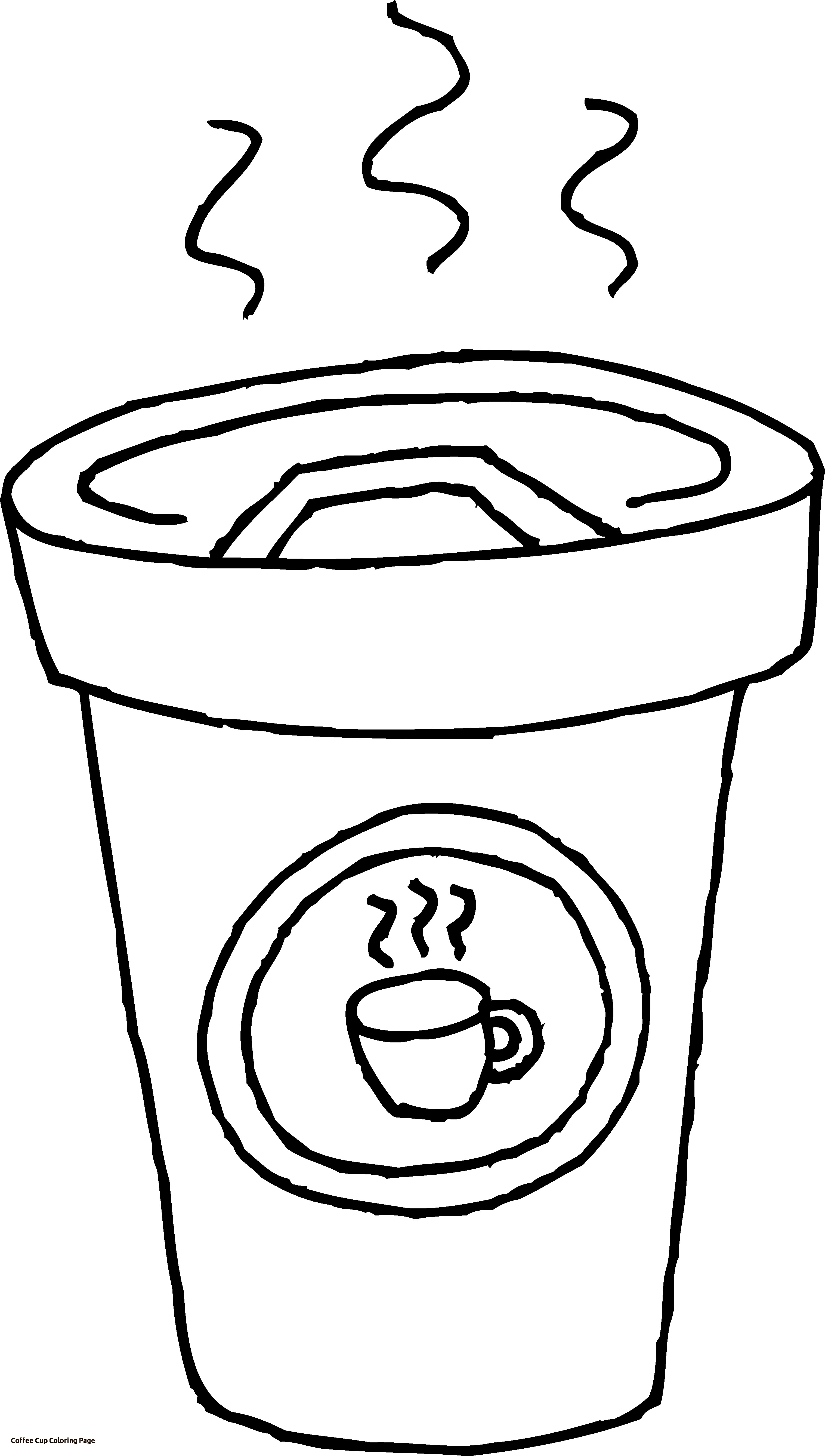 Coffee Cup Coloring Pages at Free printable