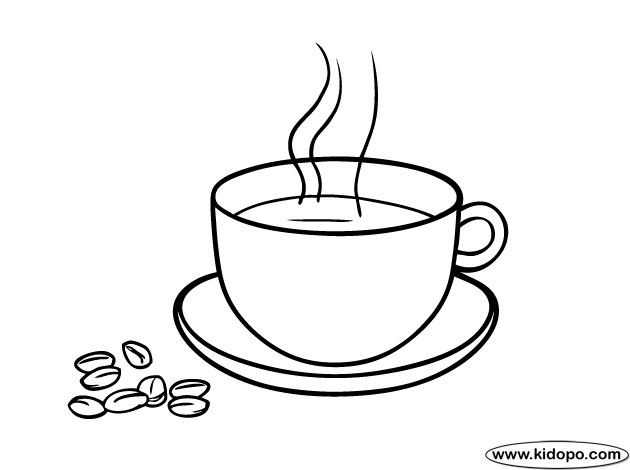 Coffee Mug Coloring Page At Getcolorings Free Printable Colorings