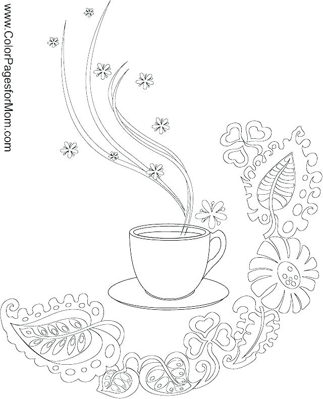 Coffee Mug Coloring Page at GetColorings.com | Free printable colorings ...