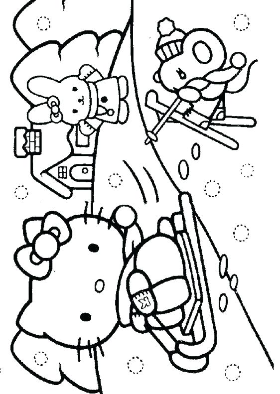 Cold Weather Coloring Pages at Free printable