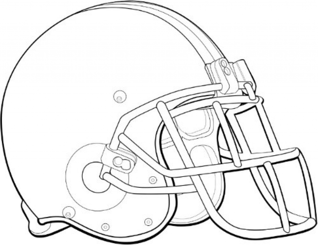 College Football Helmet Coloring Pages at GetColoringscom