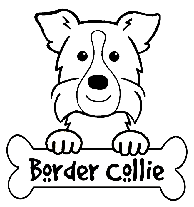 Border Collie Coloring Pages Printable Coloring Pages