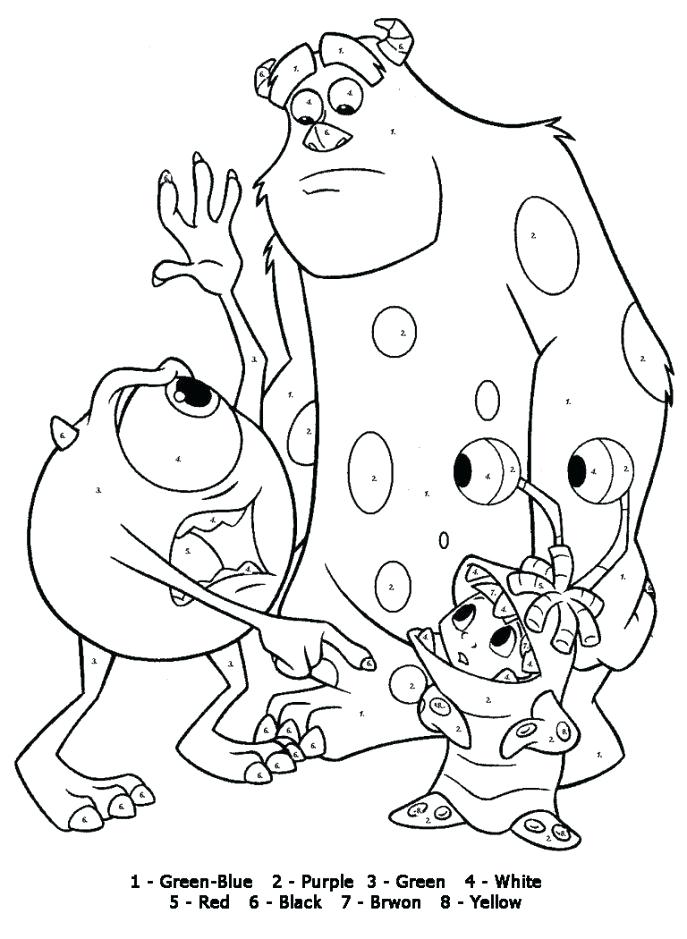 Color By Number Halloween Coloring Pages At GetColorings Free 