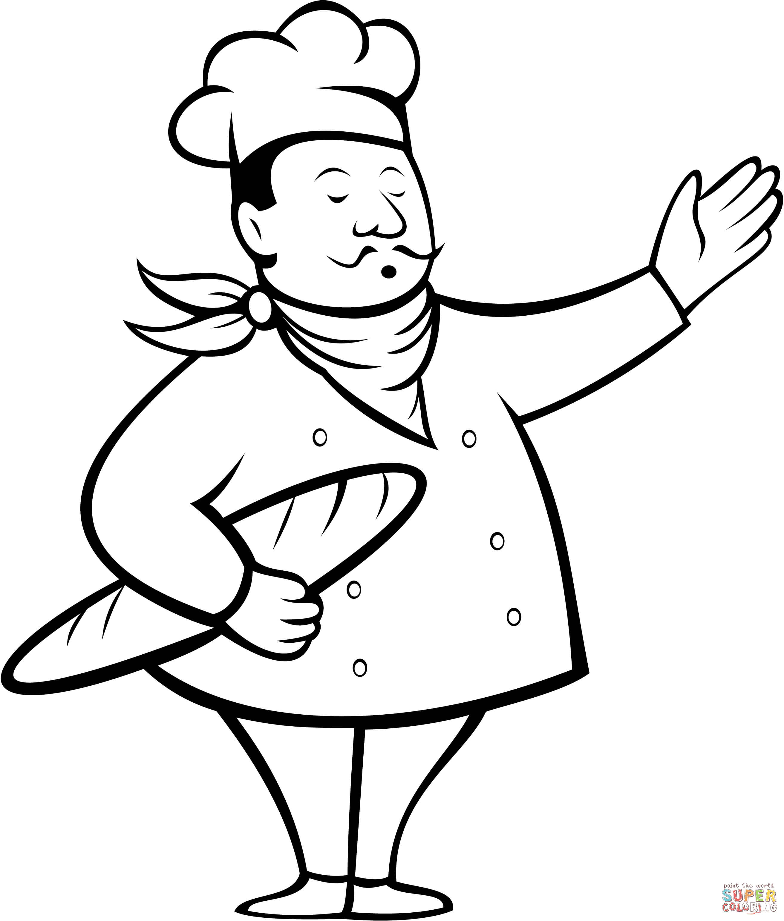 Coloring Page Chef At GetColorings Free Printable Colorings Pages To Print And Color