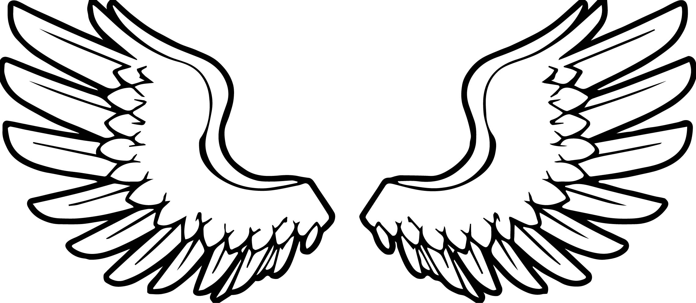 Coloring Pages Angel Wings at Free printable colorings pages to print and color