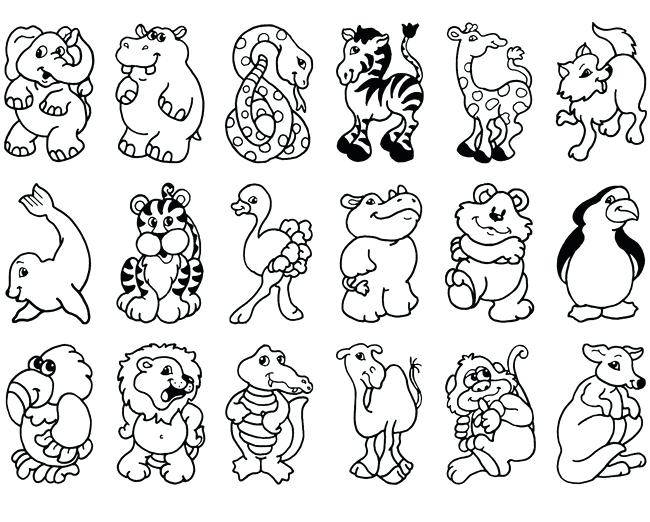 Coloring Pages Animals And Their Babies at Free