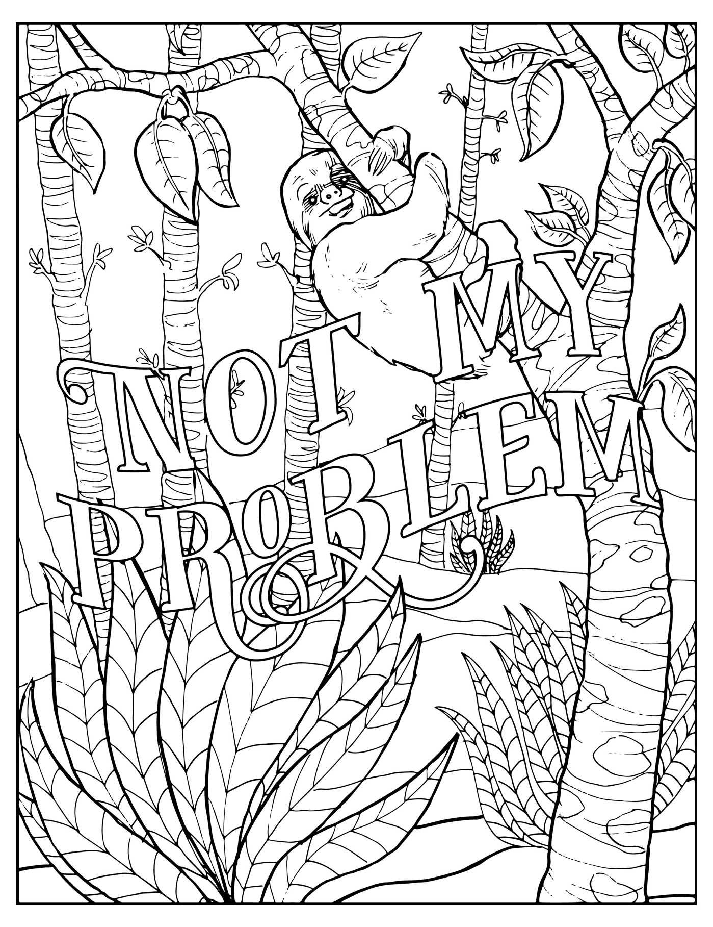 Swear Coloring Pages Printable Printable World Holiday 