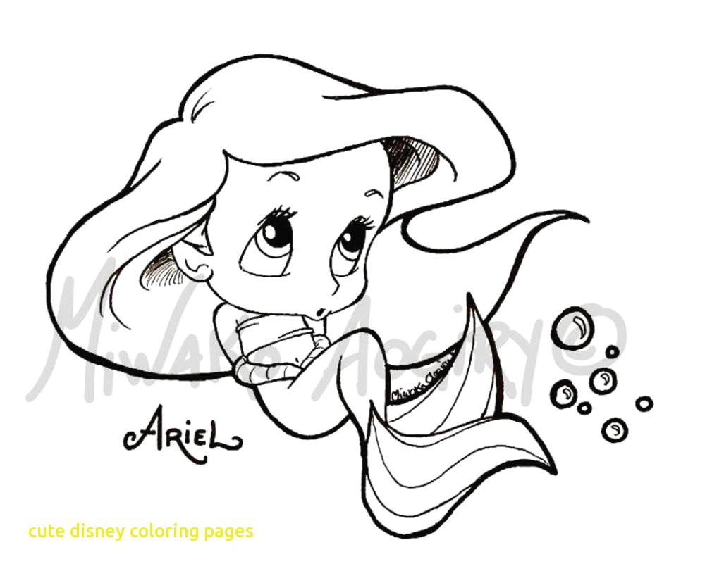 cute cartoon disney coloring pages