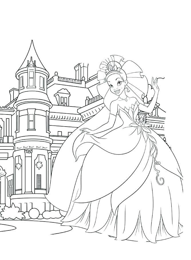 Coloring Pages Disney Castle at Free printable