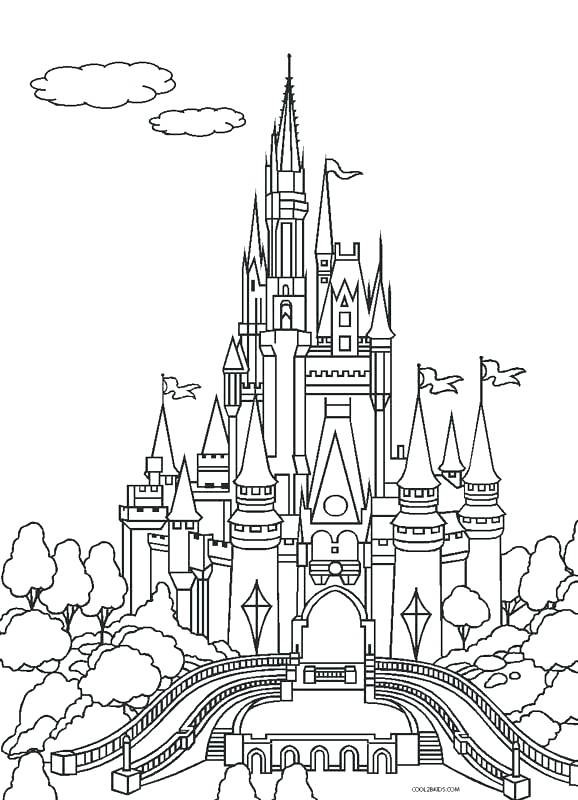 Coloring Pages Disney Castle at GetColorings.com | Free ...