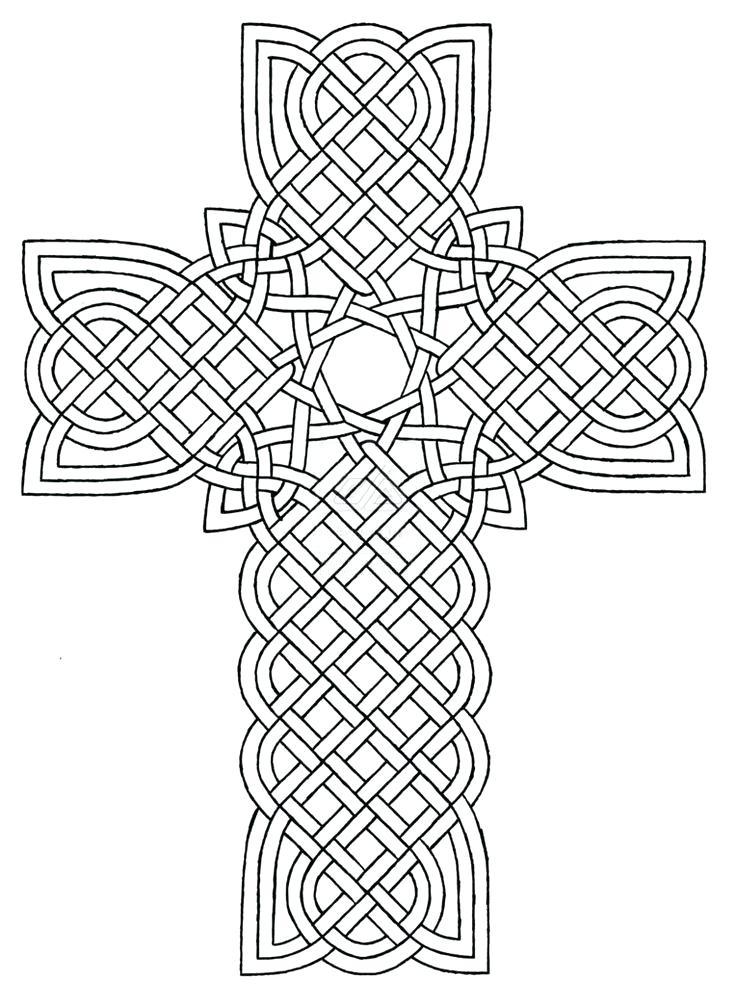 Coloring Pages For Adults Crosses at GetColorings.com | Free printable