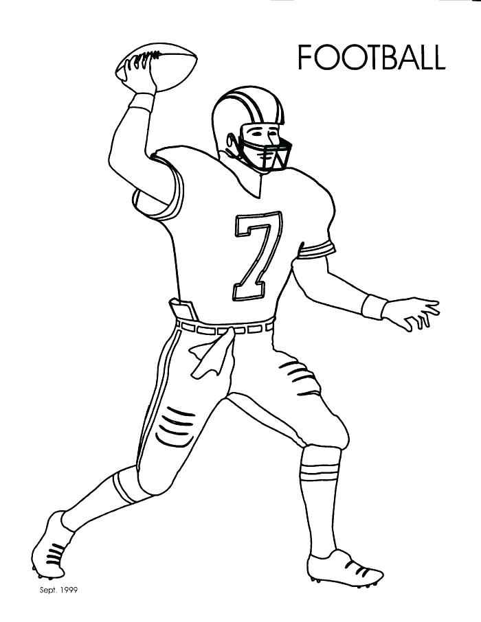 Coloring Pages For Boys Football at Free printable