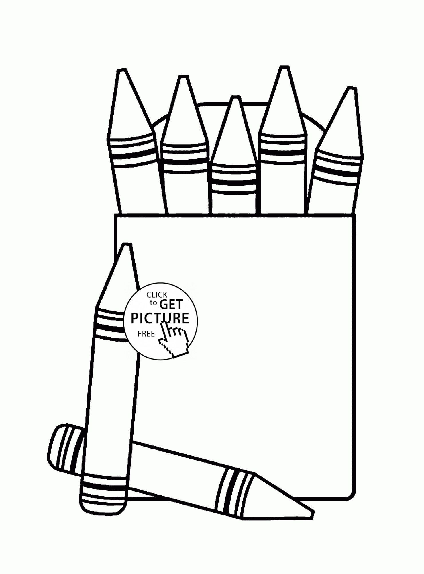 Coloring Pages For Crayons at Free printable