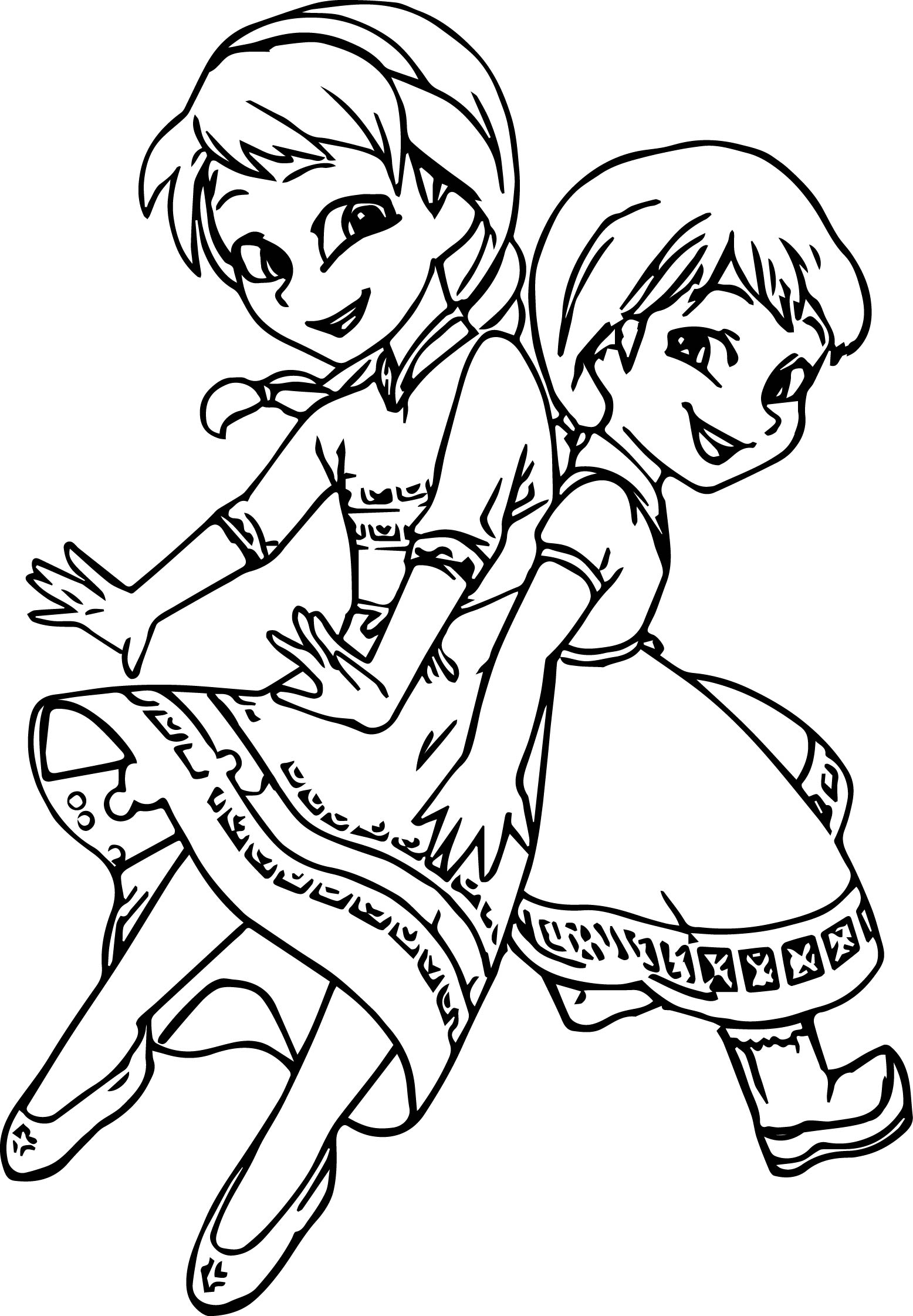 Coloring Pages For Girls Elsa at GetColorings.com | Free printable