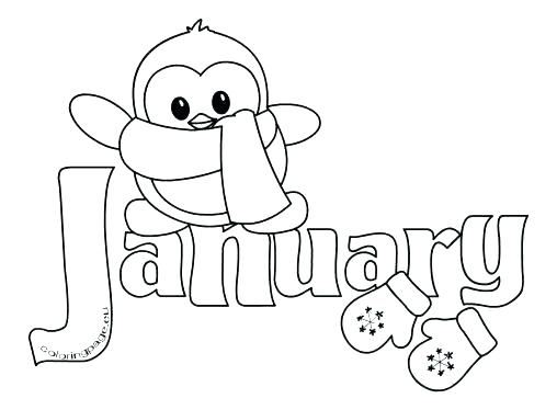 Coloring Pages For January Month at GetColorings.com | Free printable