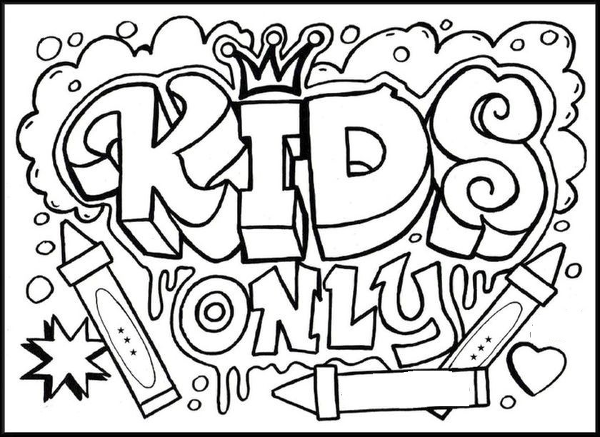 Coloring Pages For Older Kids at Free printable