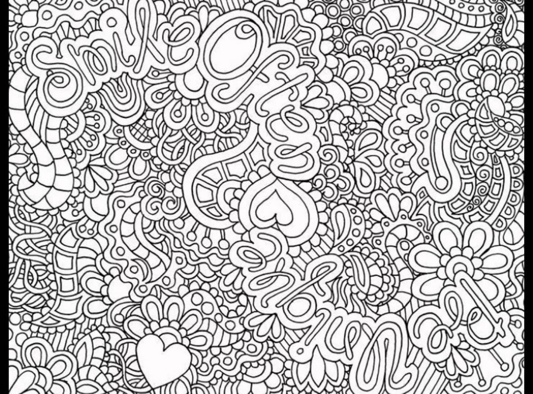 Coloring Pages Hard Designs at Free printable