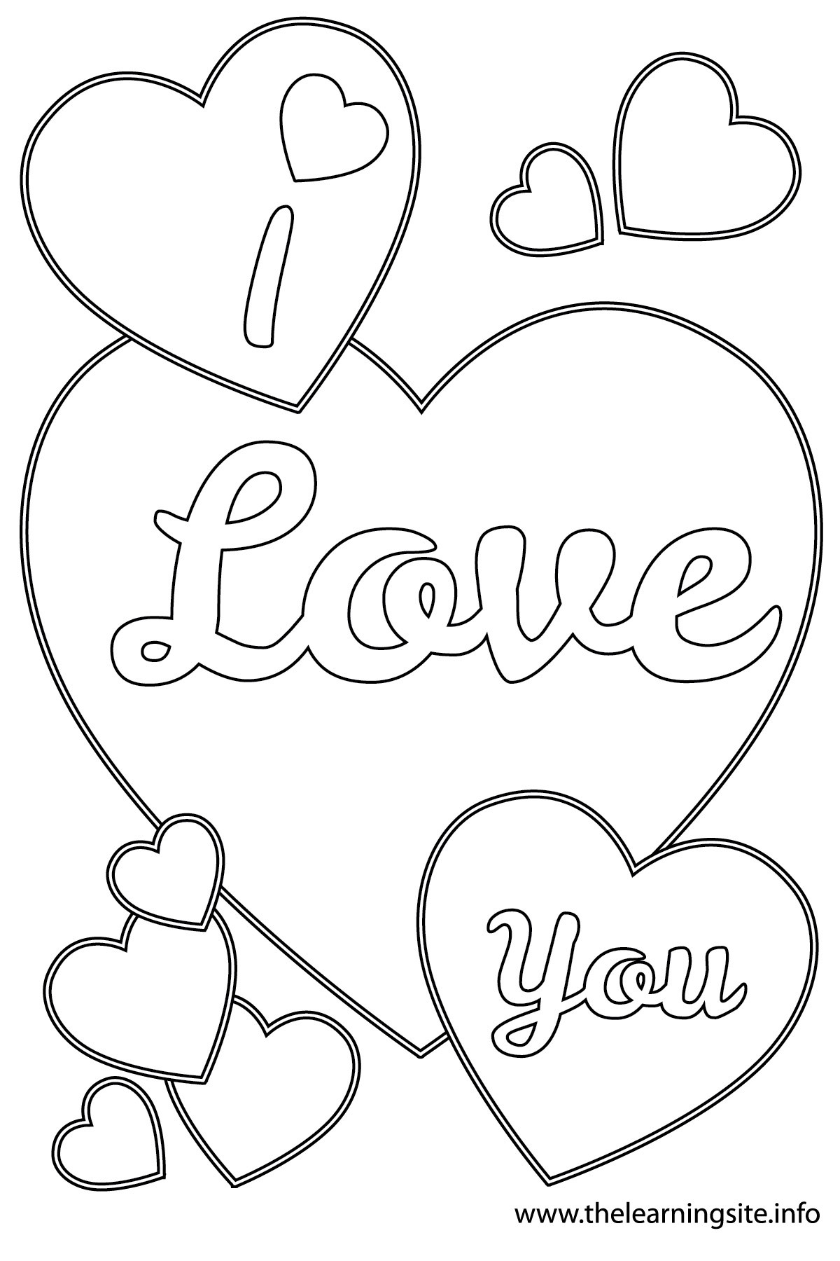 Coloring Pages I Miss You at Free printable
