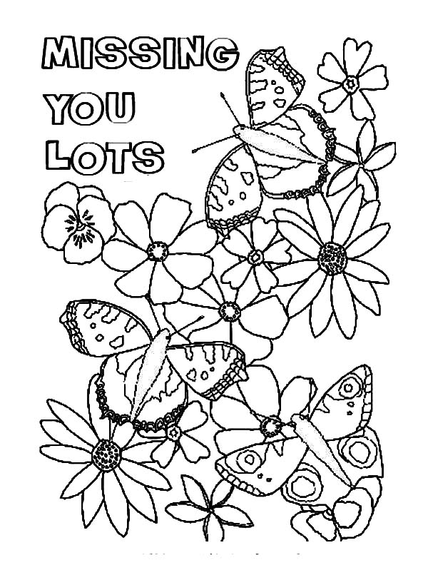 Coloring Pages I Miss You at GetColorings.com | Free printable