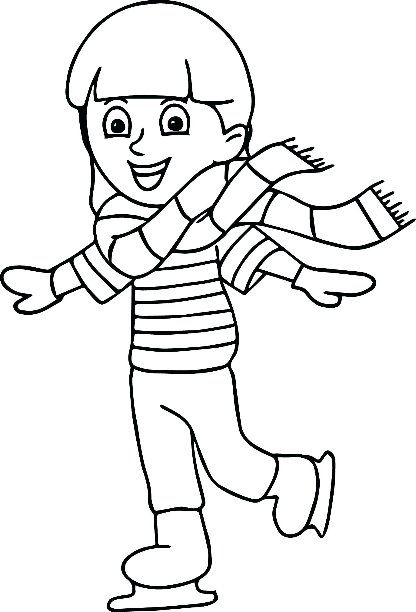 Coloring Pages Ice Skating At Getcolorings.com | Free Printable