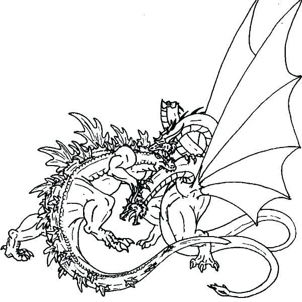 knight and dragon coloring pages