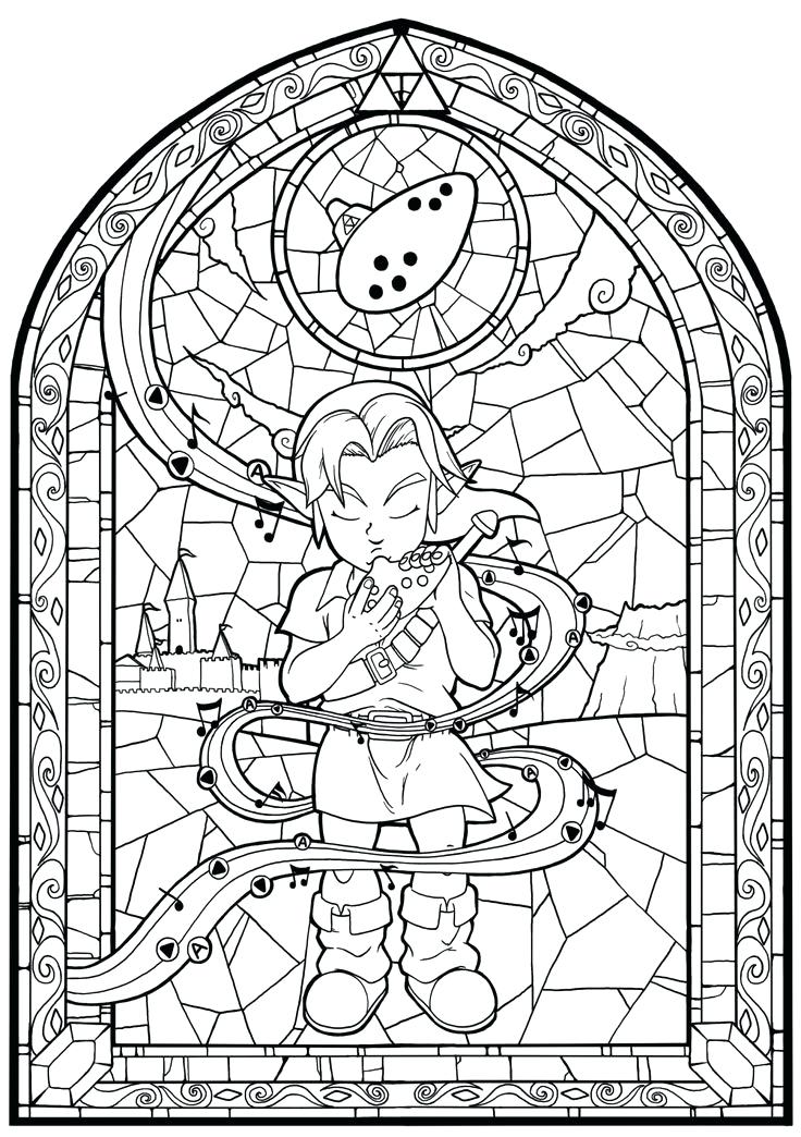 Coloring Pages Legend Of Zelda at Free printable