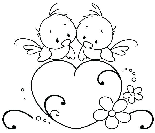 Coloring Pages Love Birds at GetColorings.com | Free printable