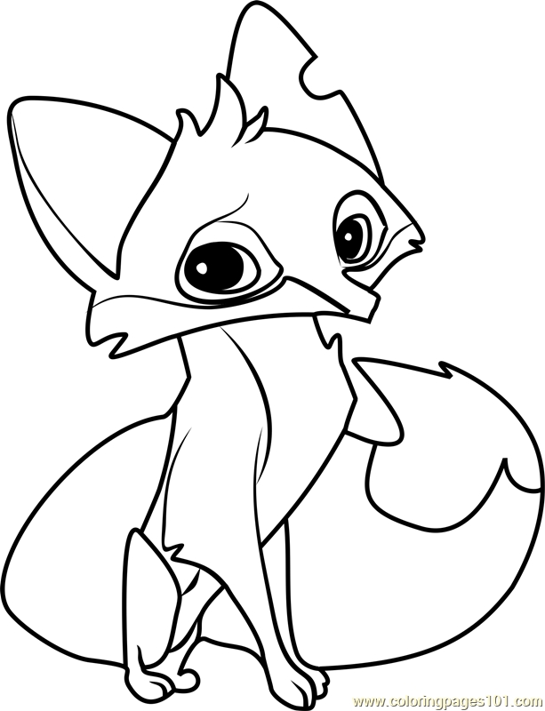 arctic wolf coloring pages animal jam