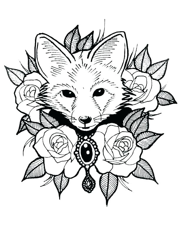 Coloring Pages Of Animals Hard at GetColorings.com | Free printable