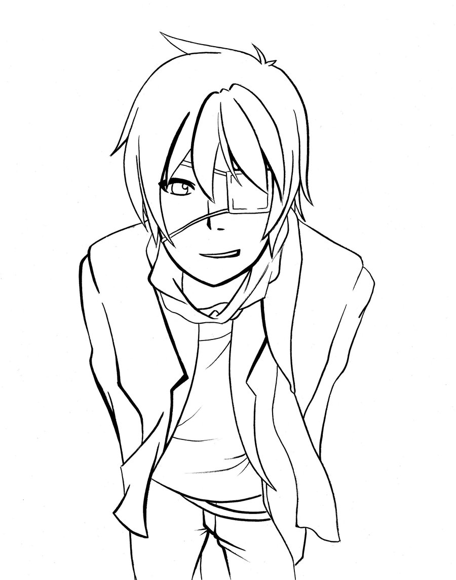 Coloring Pages Of Anime Boys At GetColorings Free Printable 