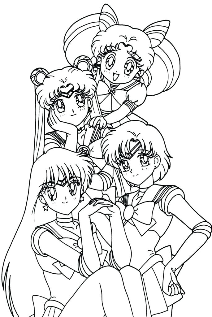 Coloring Pages Of Anime People at GetColorings.com | Free printable