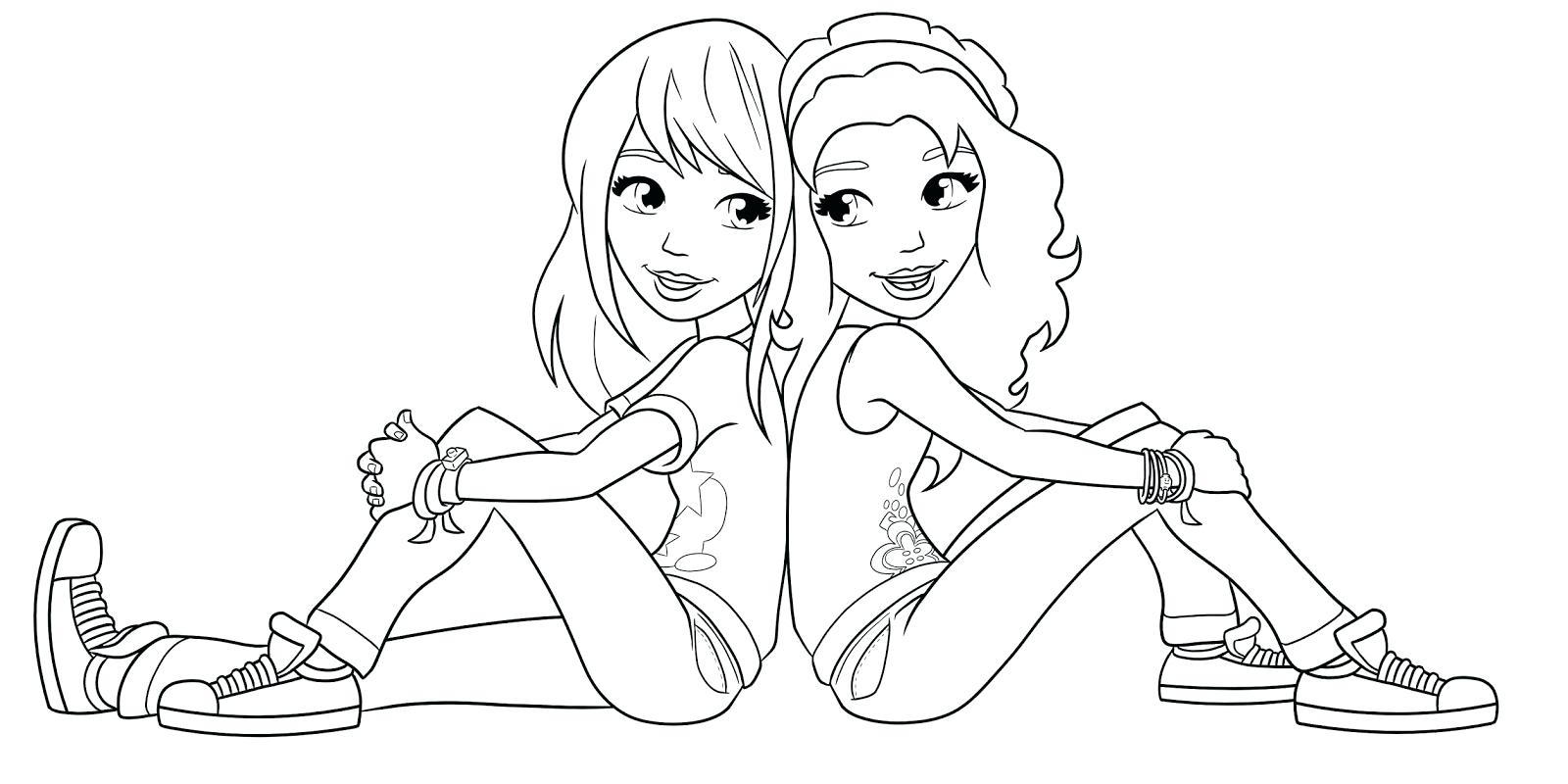 Best Friend Coloring Pages To Print at GetColorings.com | Free