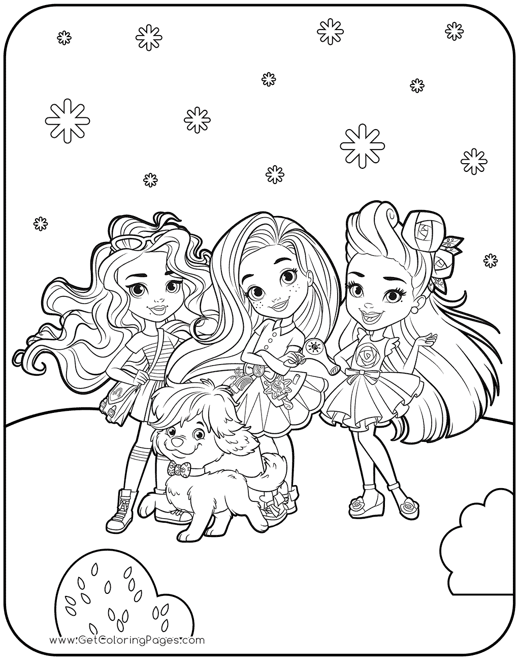 Coloring Pages Of Best Friends Forever at GetColorings.com | Free