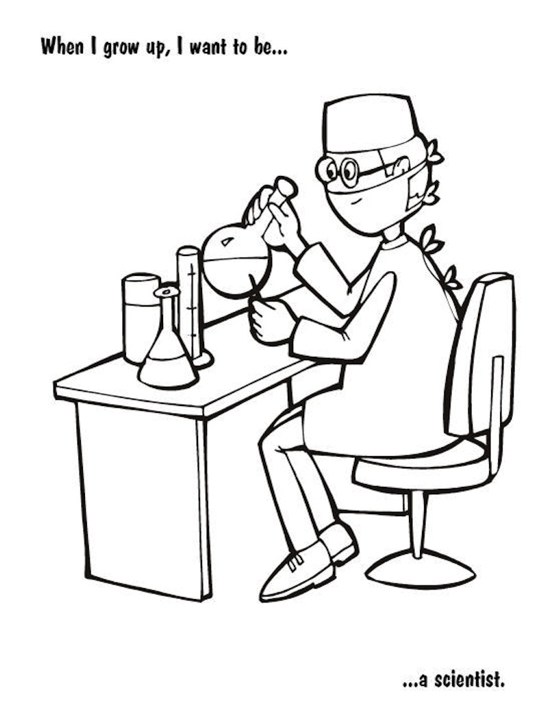 Jobs Coloring Worksheet Coloring Pages 