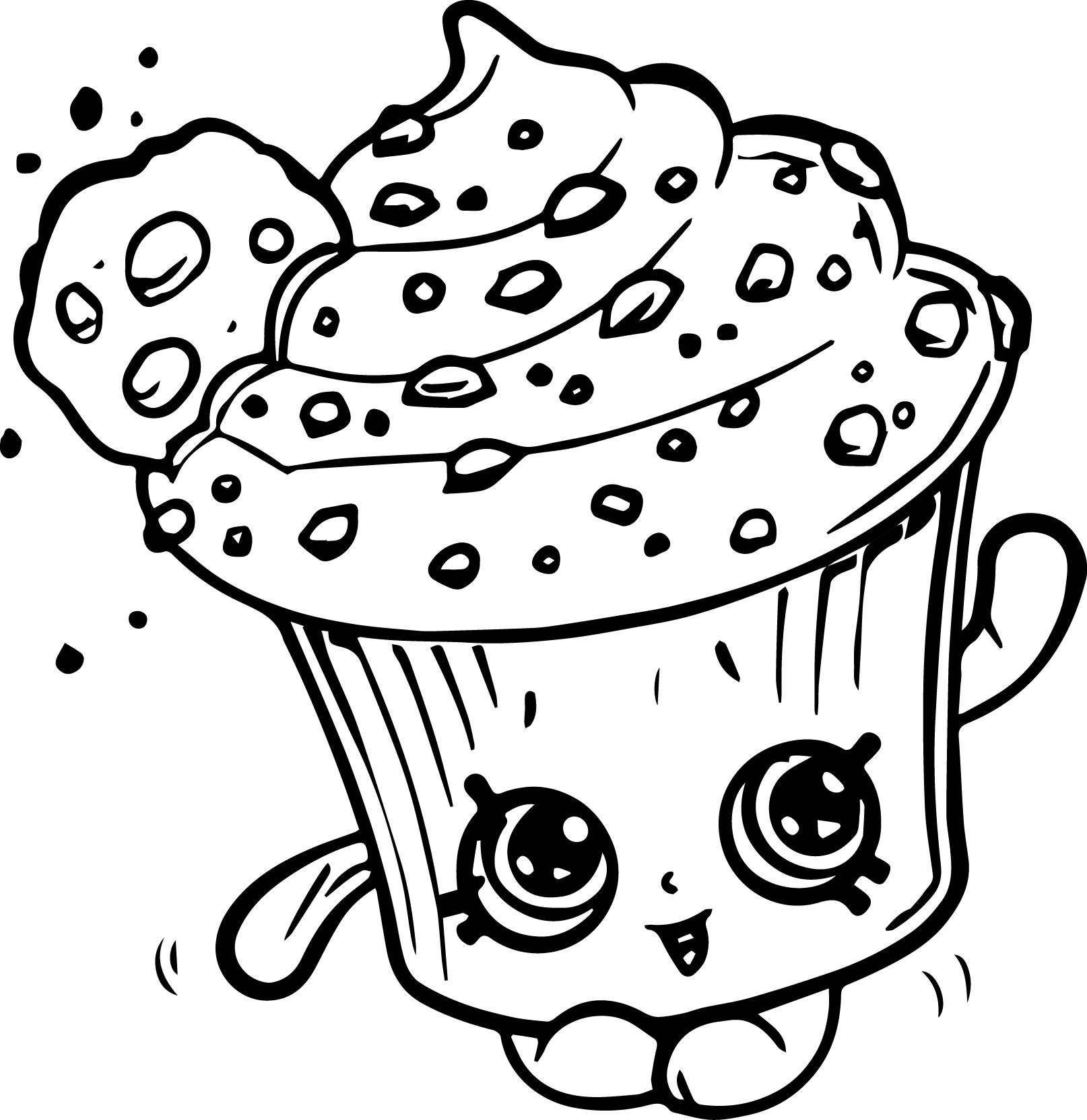 Coloring Pages Of Cupcakes And Cookies At GetColorings Free 