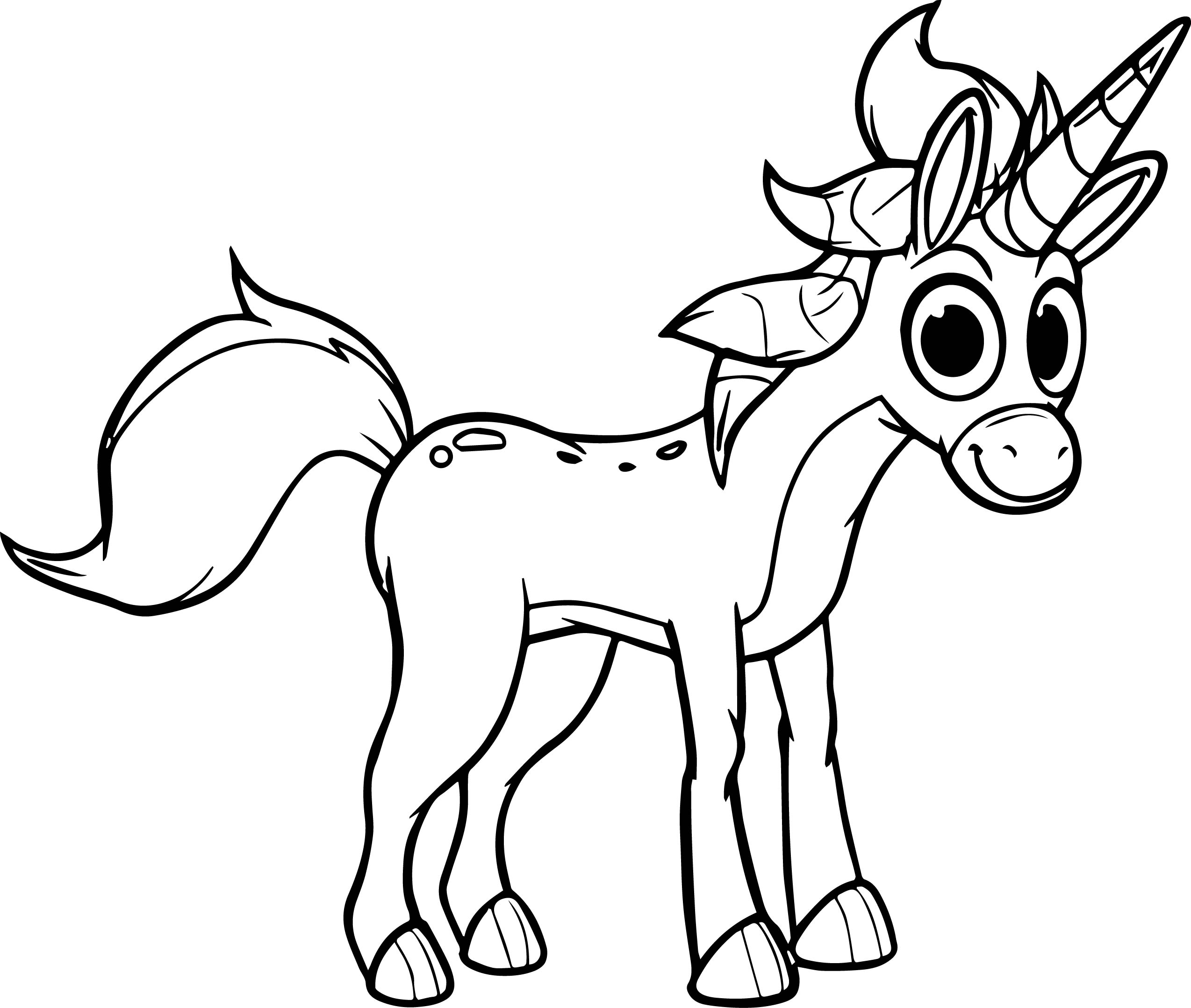 cute unicorn coloring pages for adults