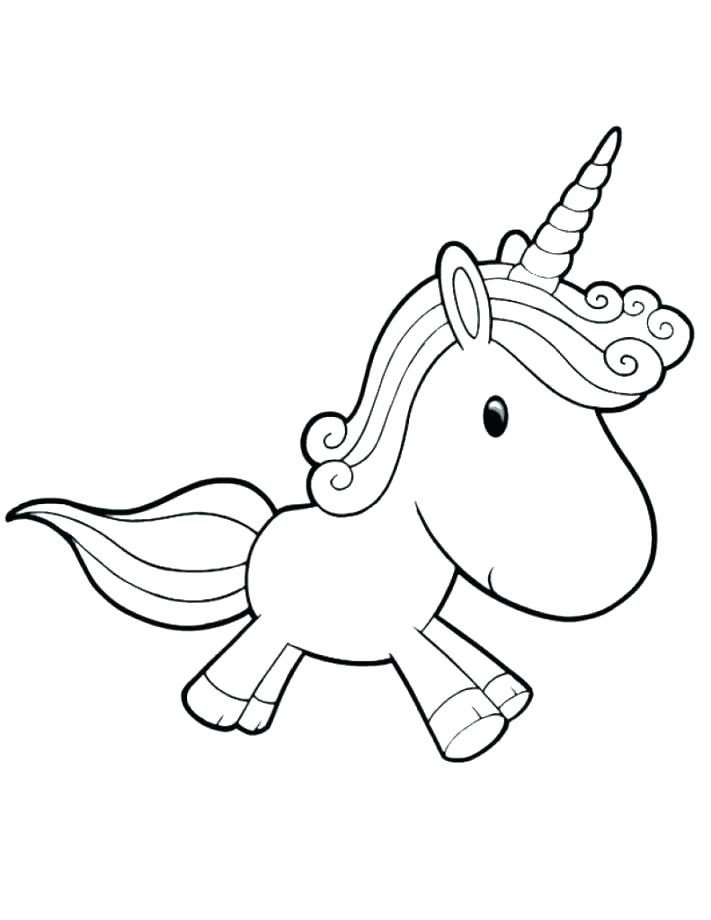 cute unicorn free printable coloring pages