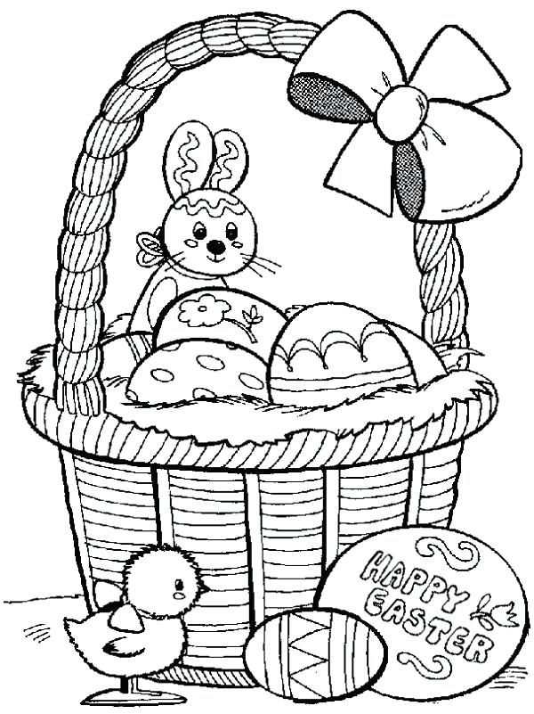 Coloring Pages Of Easter Eggs And Bunnies at GetColorings.com | Free
