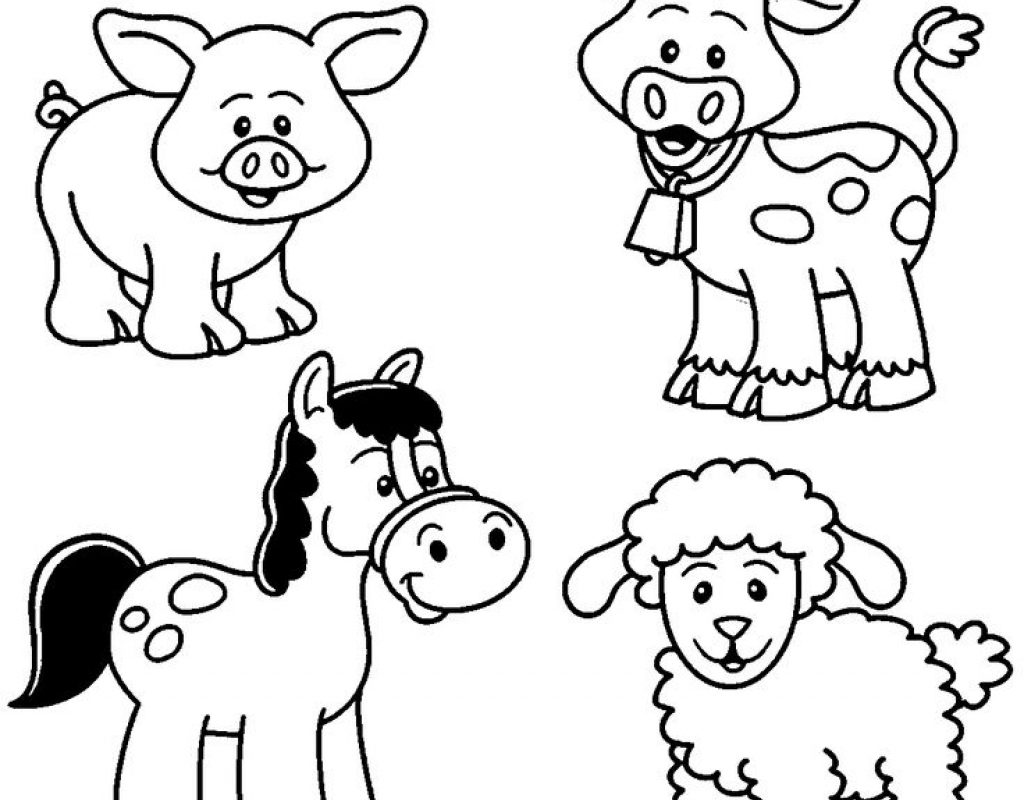 Free Printable Farm Animals Coloring Sheets