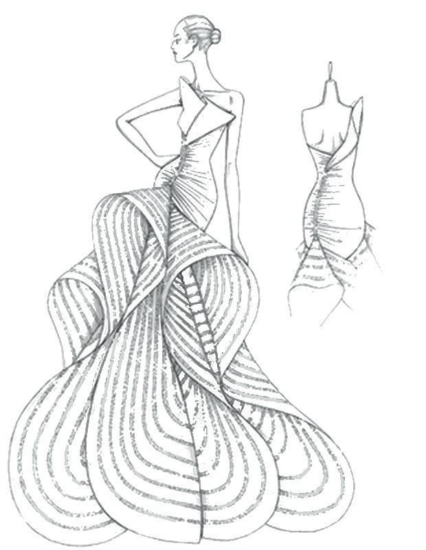 Coloring Pages Of Fashion Dresses at GetColorings.com | Free printable