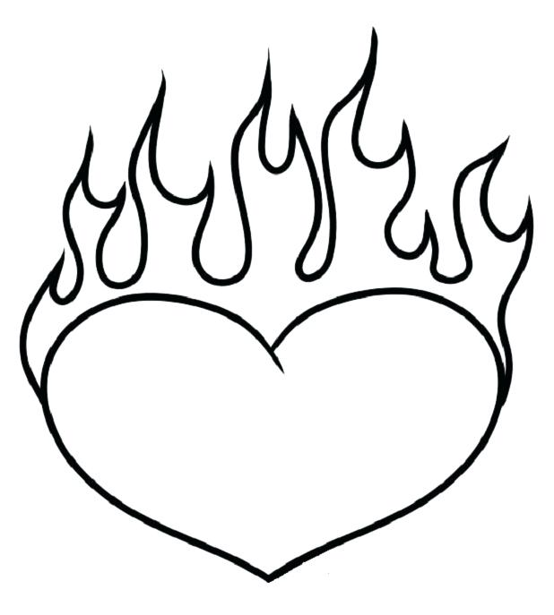 Coloring Pages Of Hearts With Arrows at GetColorings.com | Free