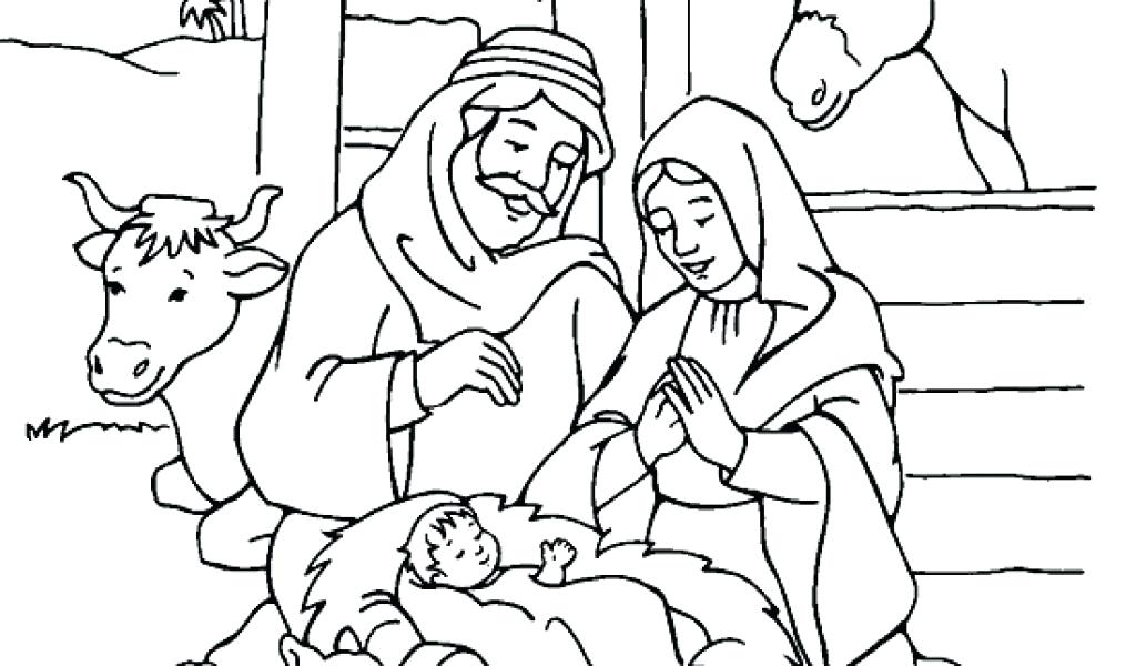 Coloring Pages Of Jesus In The Manger at GetColorings.com | Free