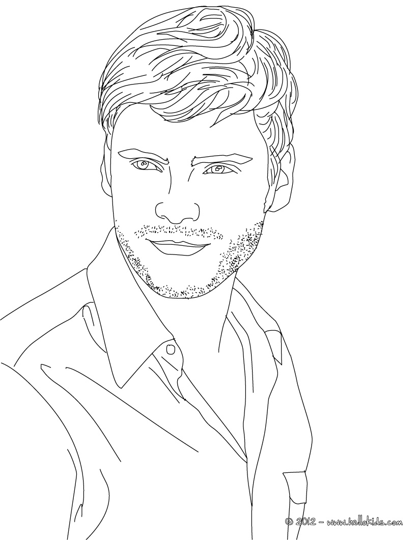 Simple Free Printable Coloring Pages For Males with simple drawing