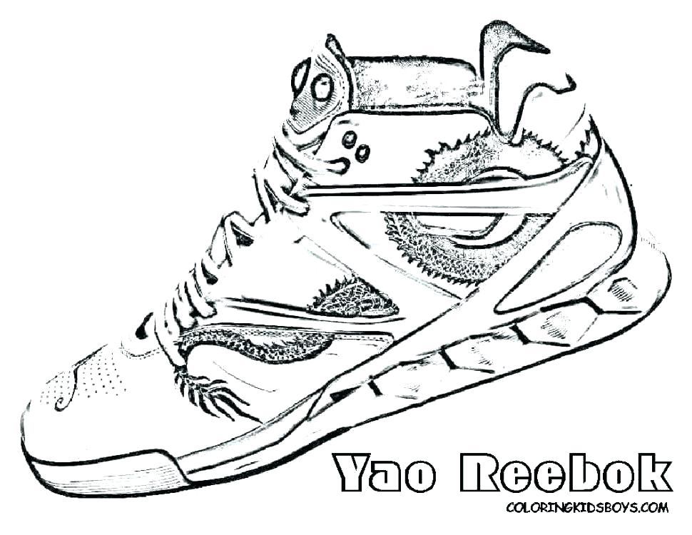 Coloring Pages Of Michael Jordan Shoes at GetColorings.com | Free