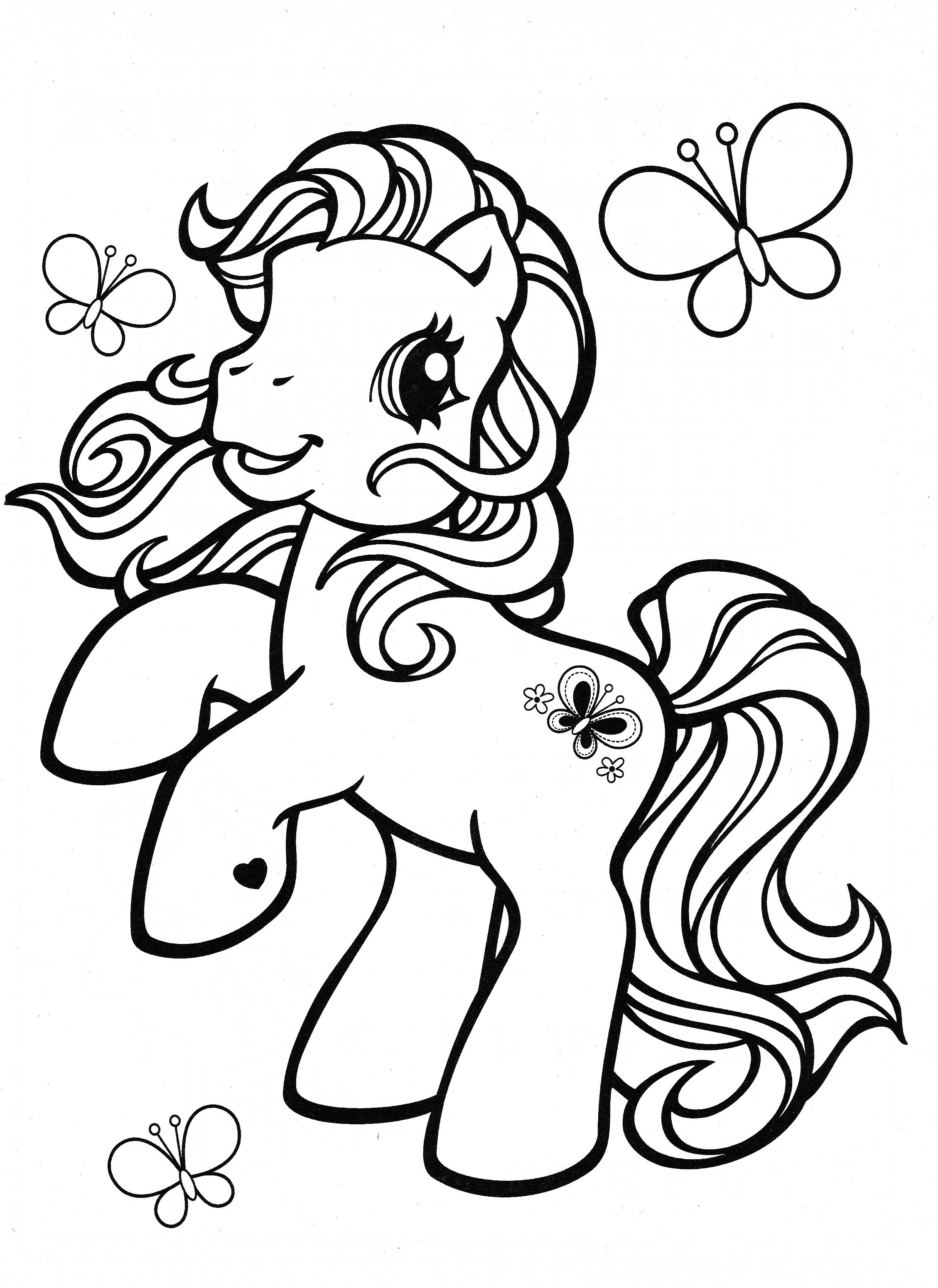 2258x3100 My Little Pony Coloring Page MLP