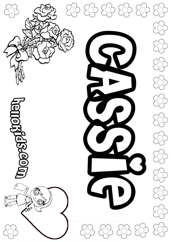 Coloring Pages Of Names In Bubble Letters at Free