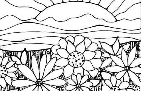 Coloring Pages Of Sunsets at GetColorings.com | Free printable